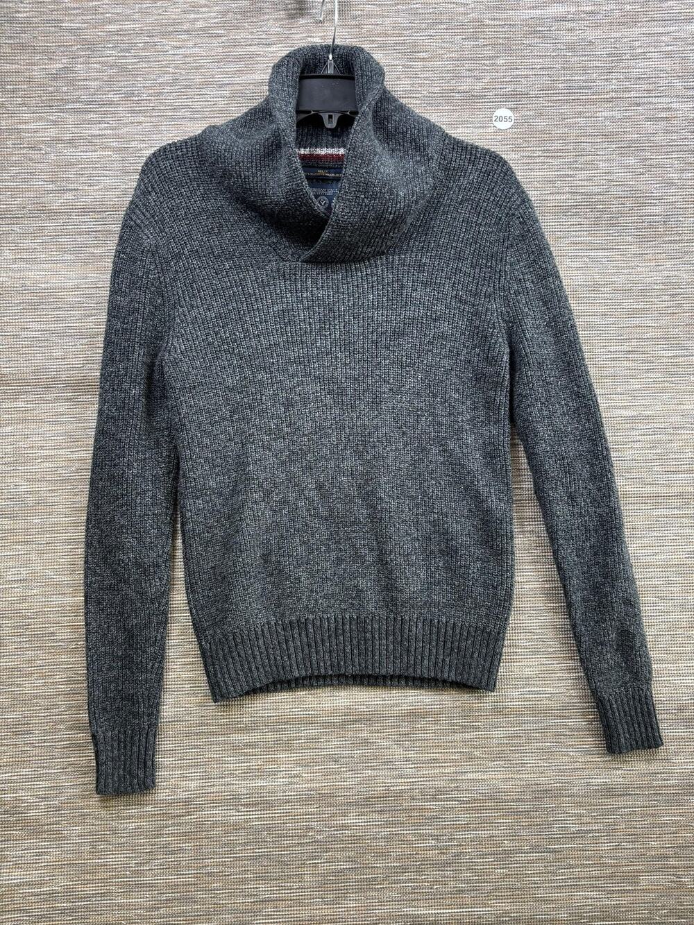 American Eagle Outfitters Sweater Mens XS Gray Turtleneck Athletic Pullover Knit